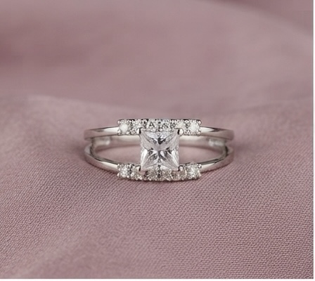 The Dual Band Radiant Fashion Ring