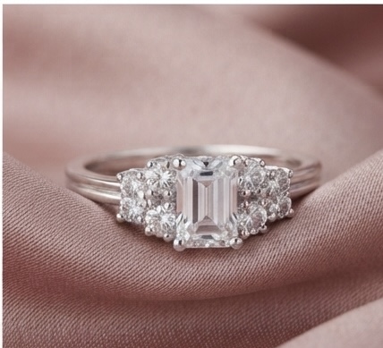 The Majestic Emerald-Cut Fashion Ring