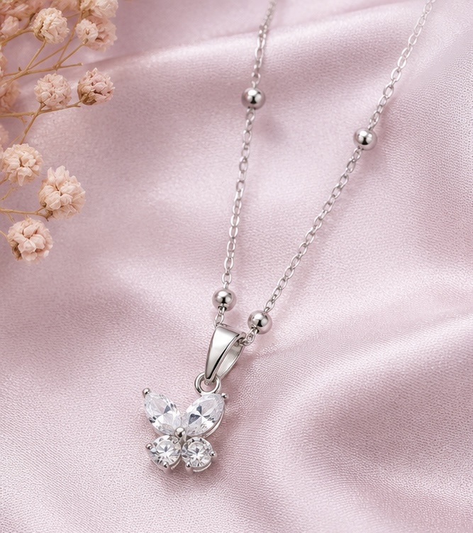 The Whispering Butterfly Fashion Necklace