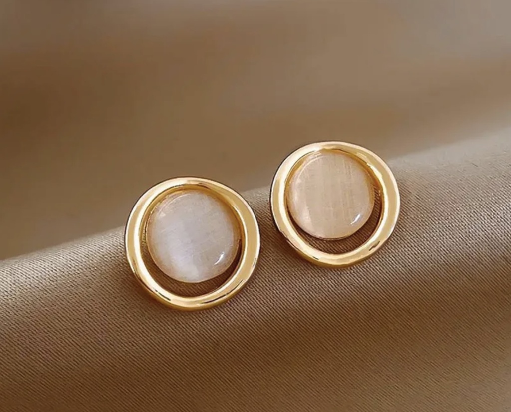 Premium Mother of Pearl Stud Earrings