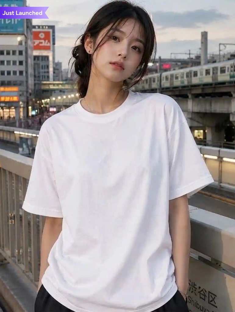 Pure Cotton - 9Tunki Tees-  White