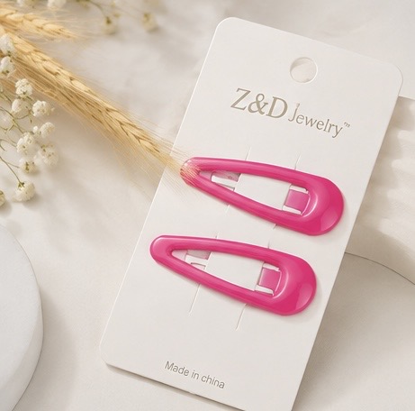 Hot Pink Hair Clips