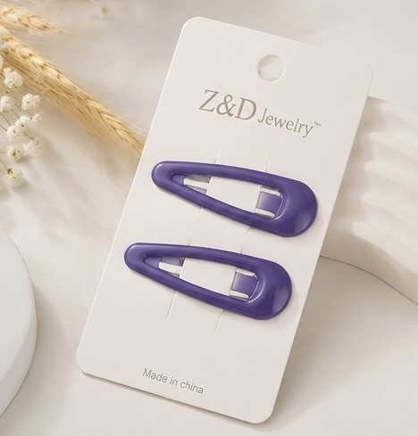 Purple Hair Clips