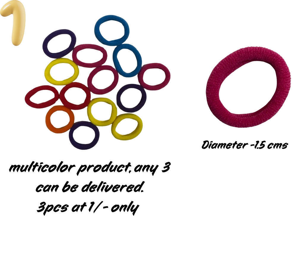 Hair Band - Set of 3 Multicolor(Any)
