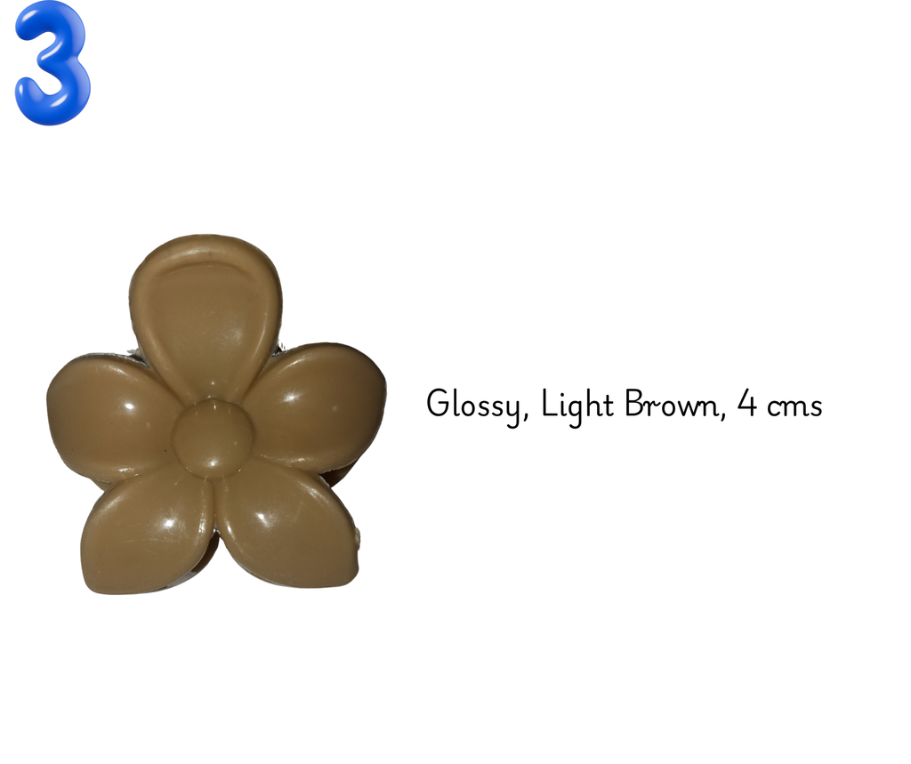 Claws- Light Brown- Glossy- 4 cms