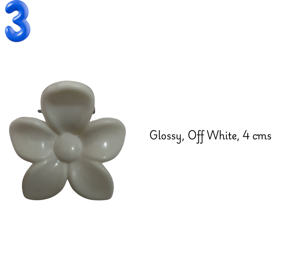 Claws- Off White- Glossy- 4 cms