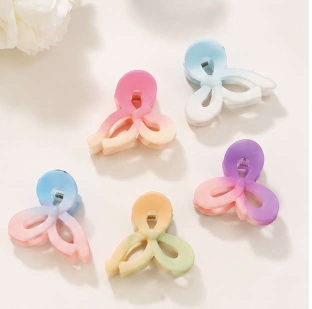 Pastel Bow Hair Clips –  Any One Colour – Just ₹11