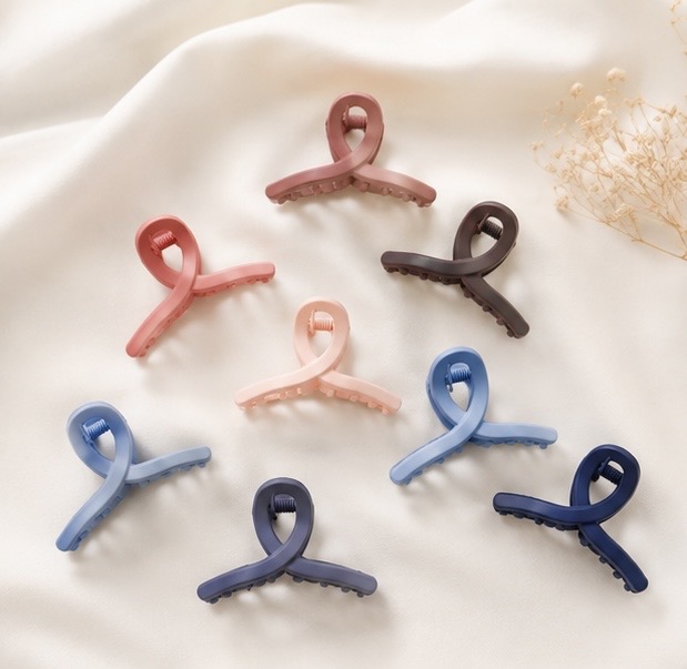 Pastel Hair Claw Clips-Any  One Colour – Just  ₹9