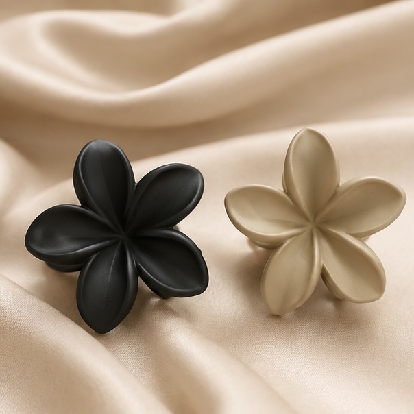 Flower Hair Claw Clips – Set of 2