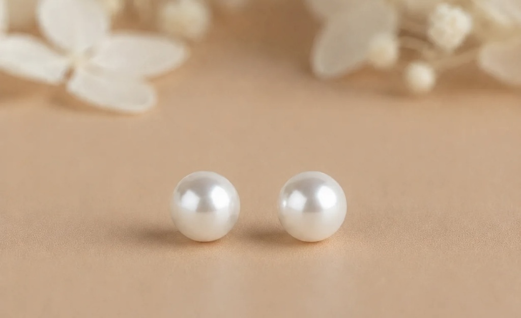 Small Pearl Stud Earrings- Just ₹1!