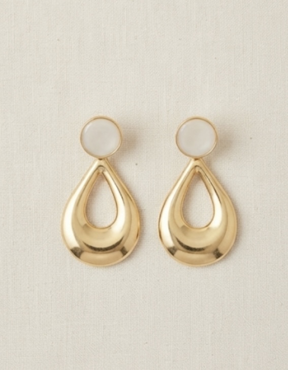 Liquid Gold Teardrop Earrings