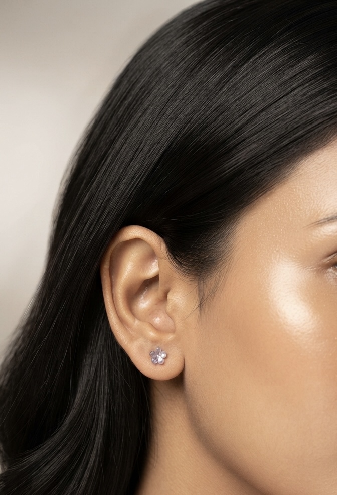 Blossom Crystal Stud Earrings
