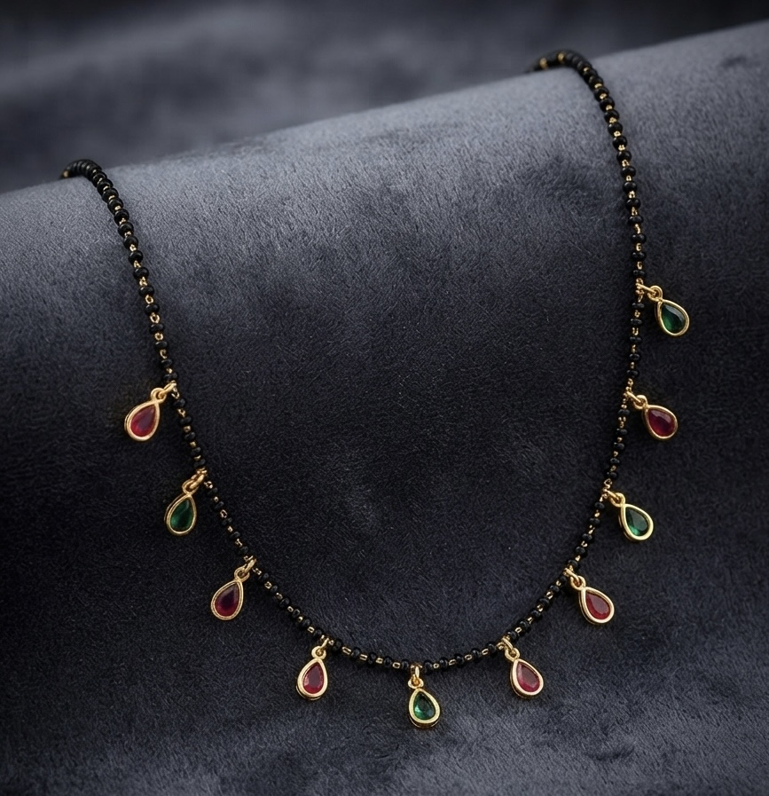 Royal Ruby & Emerald - Mangalsutra Necklace