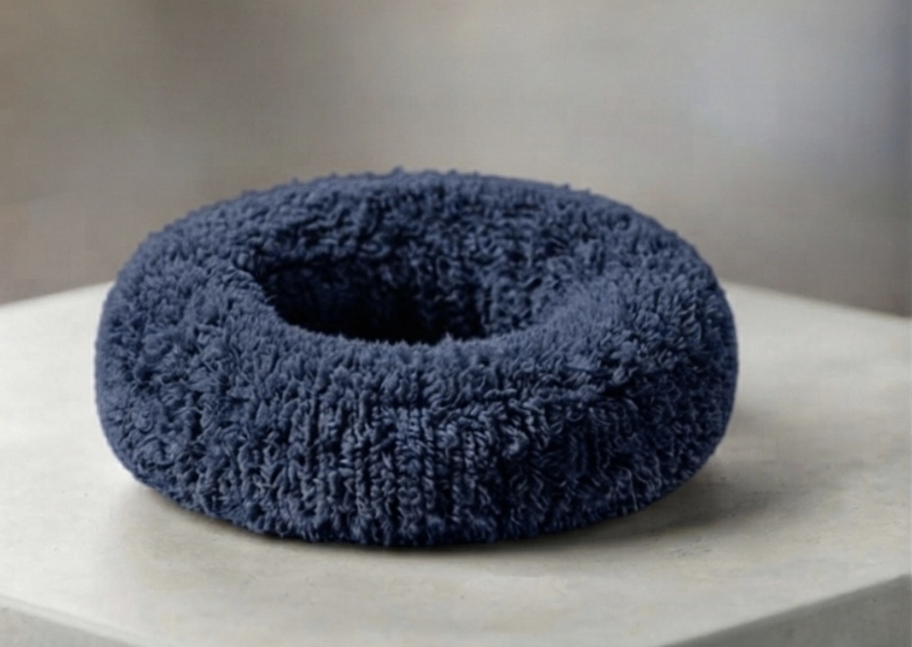 Navy Blue Hair Rubber Band For Girls