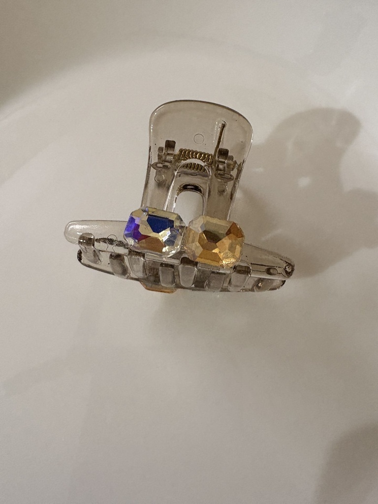 Elegant Light Translucent Brown Claw Clip