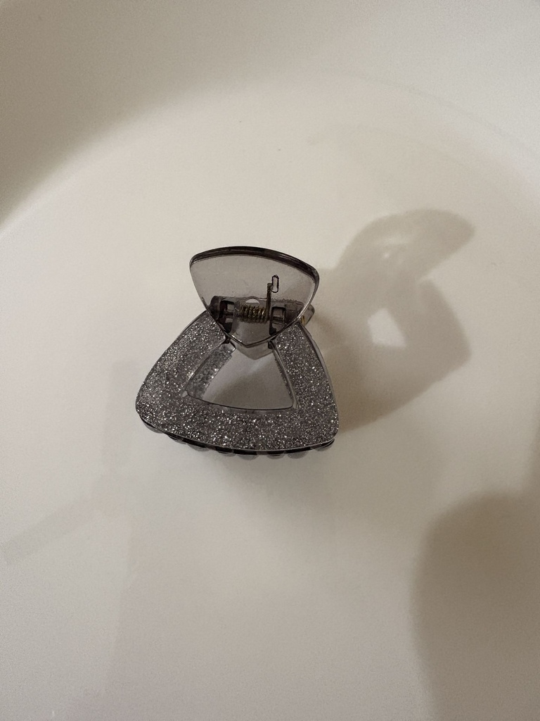 Elegant Dark Grey Claw Clip