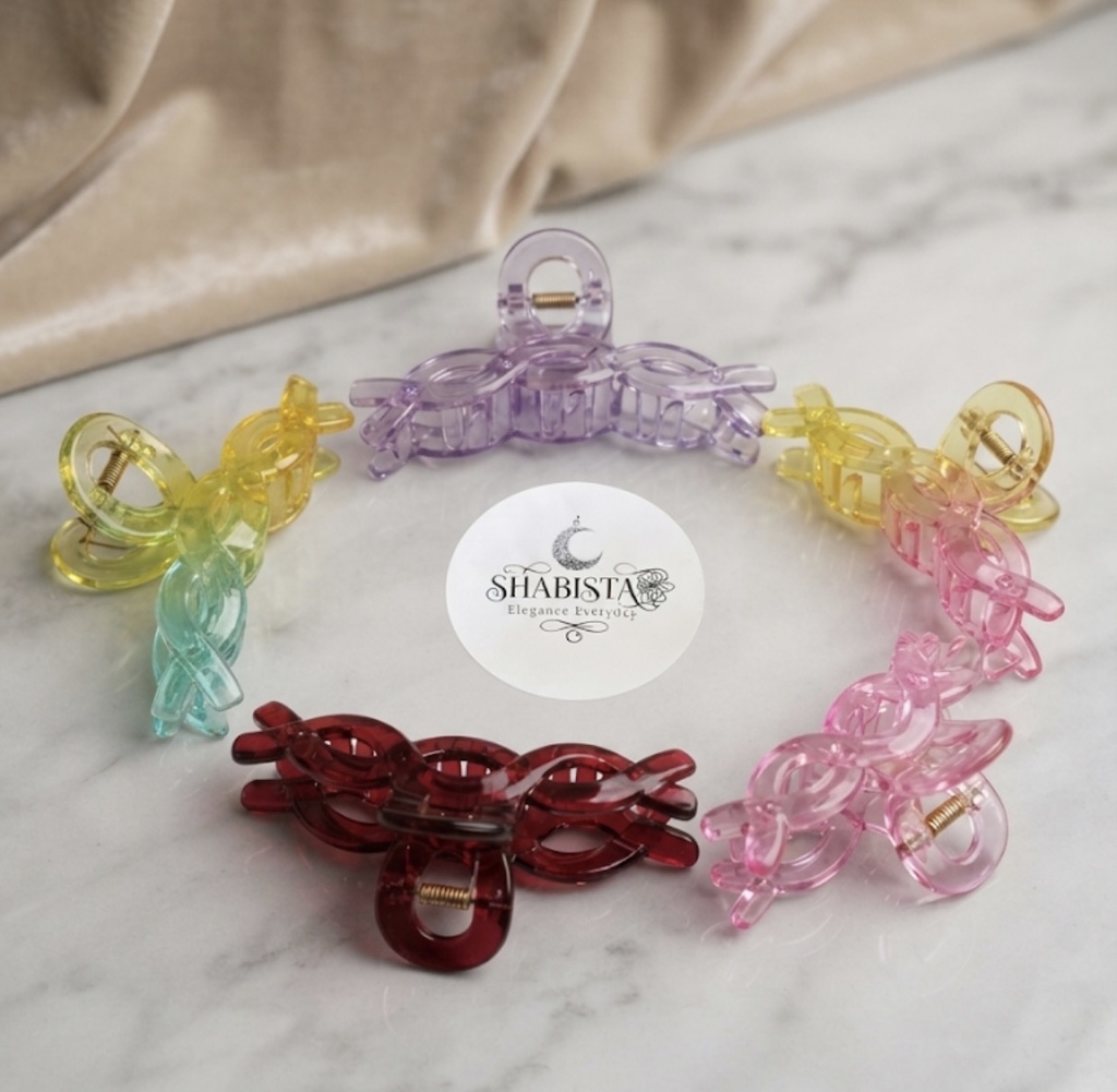 Dual-Tone Big Claw Clip (Get any one colour)