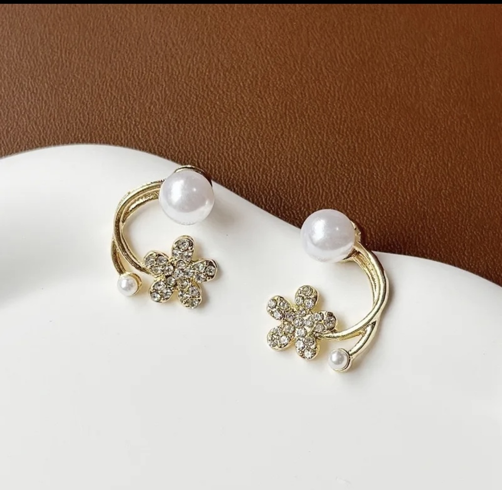 Pearl Blossom Earrings