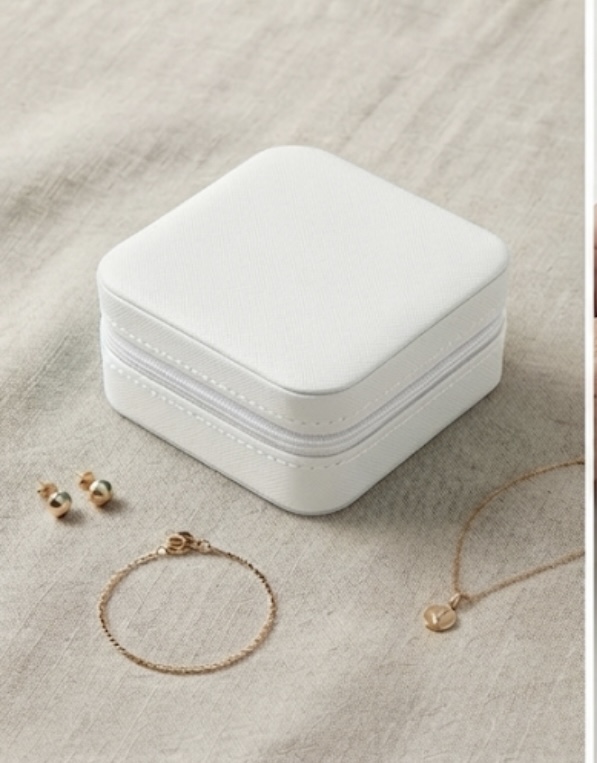 White Shabista Jewellery Organizer