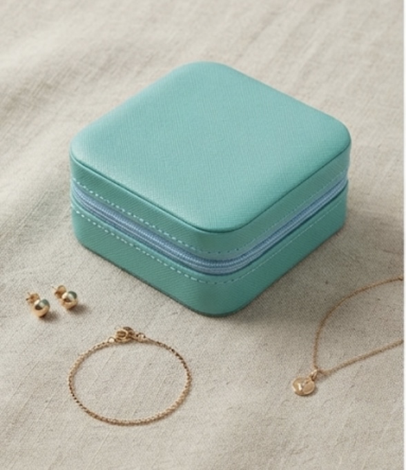 Teal / Turquoise Shabista Jewellery Organizer