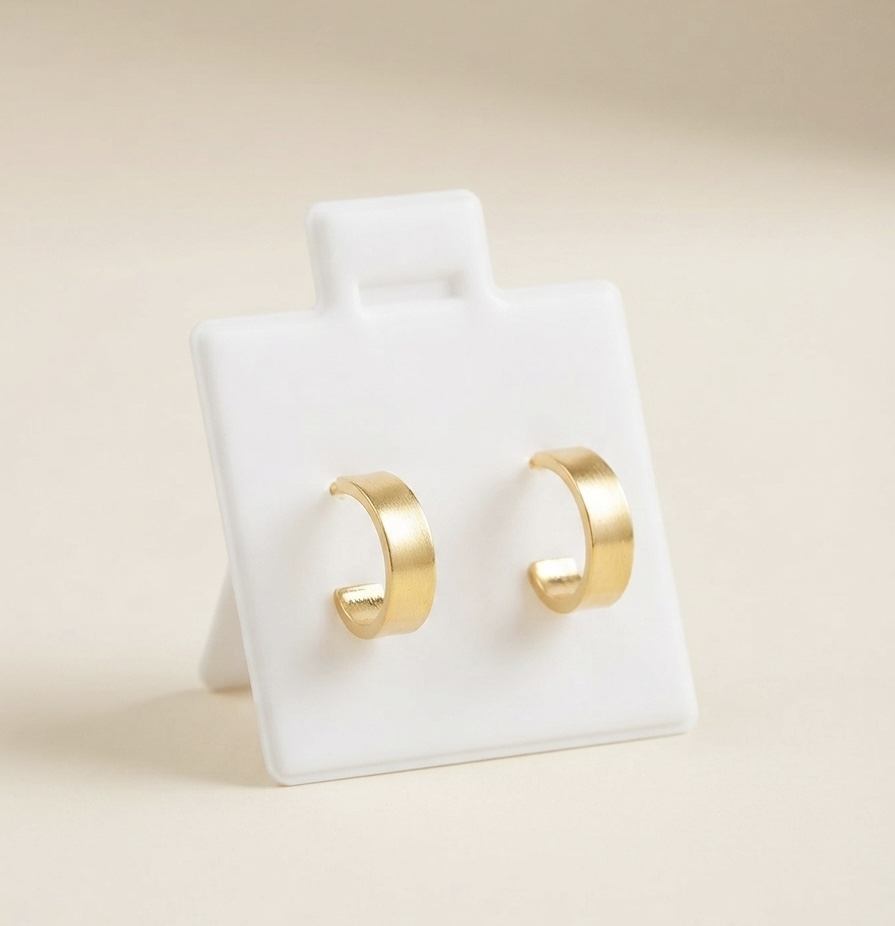 Gold-Tone Mini Hoop Earrings