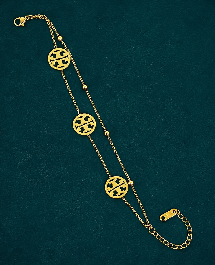 22k Gold-Plated Stainless Steel Bracelet